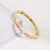 Colorful Enamel Bangle Vintage Flower Enamel Bangle Cloisonne Bracelet  Party Jewelry