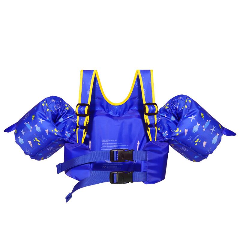 Youth Swim Vest with Arm Rings for Ages 3-7
