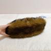 Women Faux Fur Shoulder Bag Soft Fluffy Plush Hobo Handbag with Chain Strap,Autumn Winter Fashion Ruched Underarm Bag Casual Daily Shopping Crossbody