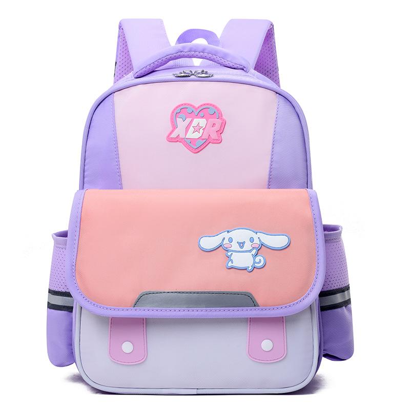 School bag, primary school students first grade leisure burden reduction backpack, preschool children's backpack