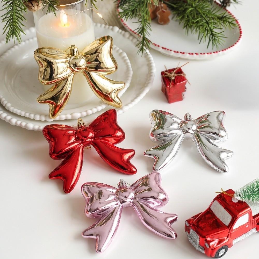 Bowknot Christmas Hanging Colorful Design Bowknot Pendant Christmas Tree Bow Decor Christmas