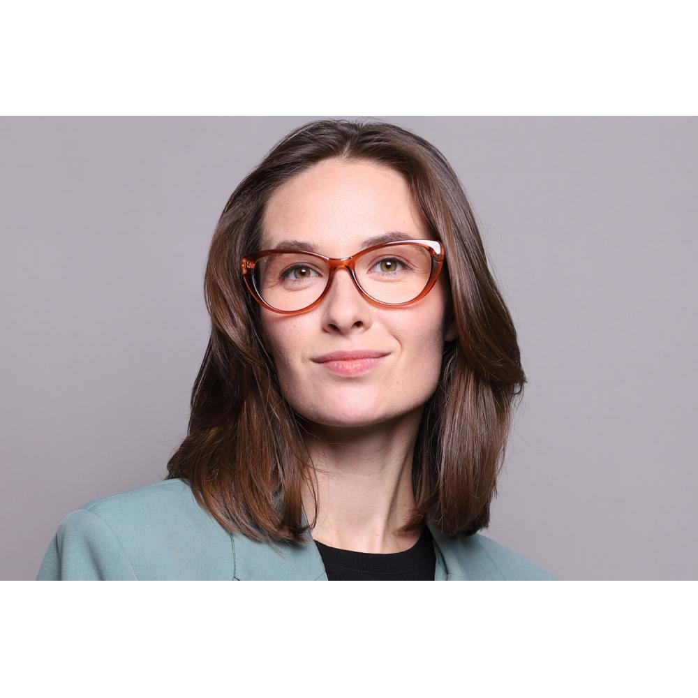 Full Rim Cat Eye Transparent Brown Smartbuy Collection Merijean Cp138e Fashion Women Eyeglasses
