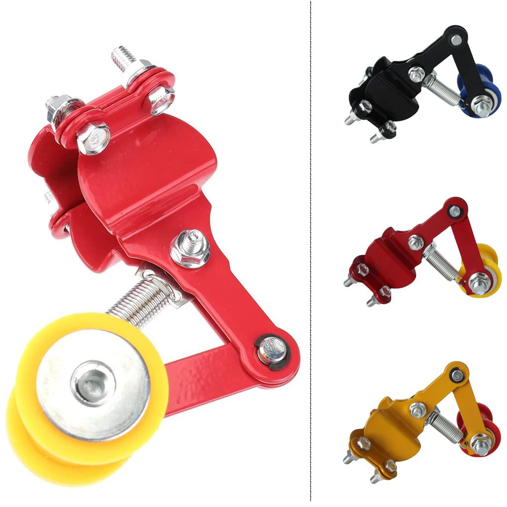 Motorcycle Pulley Chain TENSIONE Adjuster Modified Tensor Regulator Universal Roller Tool Practical Portable Black