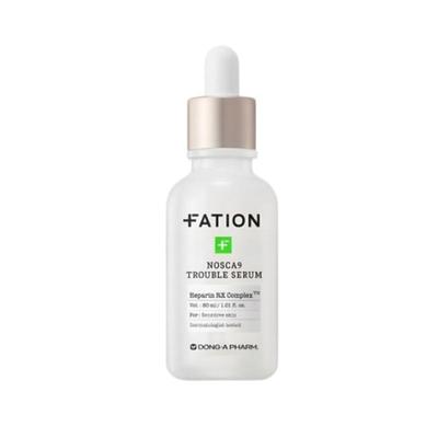 FATION NoSCA9 Trouble Serum 30ml | K-Beauty Acne Spot Treatment for Sensitive & Troubled Skin | Korean Skincare for Blemishes & Redness
