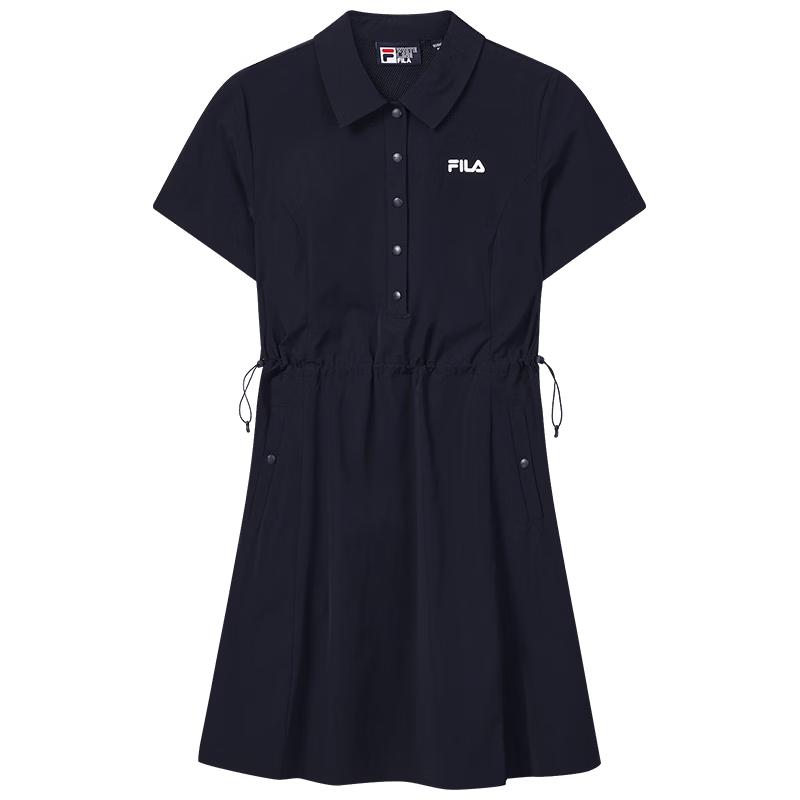 FILA Women s Summer Sun Protection Woven Shirt Dress S