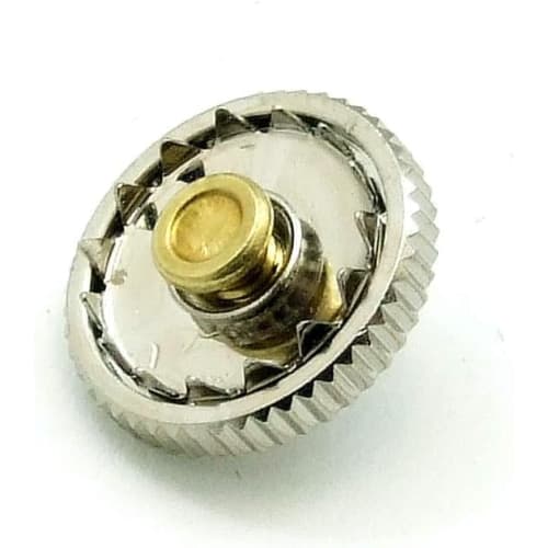 Set of 10 Silver Rotary Screws for Badge Backing, Insignia Pins, School, and Company Use