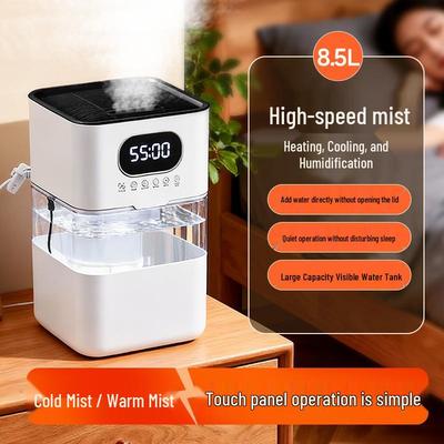 Home Ultrasonic Air Cooler & Heater with Water Pump, Mist, Purifier, and Humidifier for Bedroom & Living Room