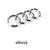 1pcs Black/Silver 4 Ring ABS Car Hood Front Bonnet Grill Rear Trunk Emblem Logo Badge Sticker For 8blkz A3 A4 A6 Q2 Q3Accessories blkz8