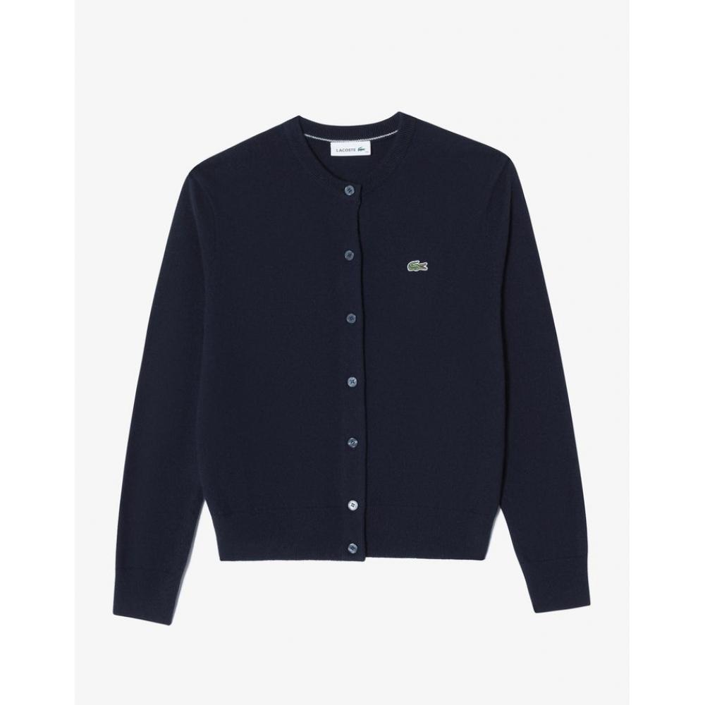 

LacoSte Women S baSic Crewneck Cardigan Af112e 54n Hde 034