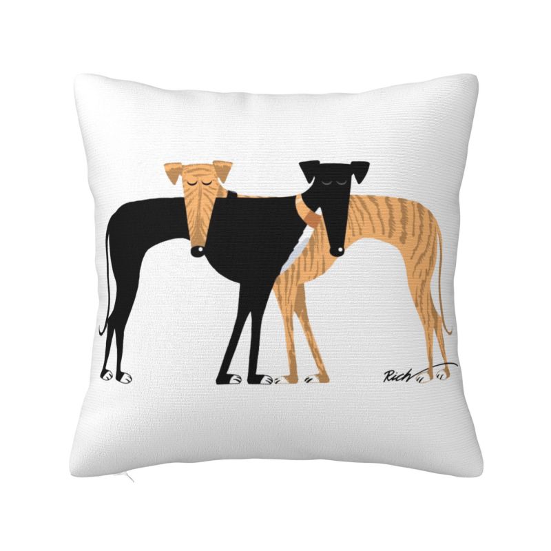 Luxury Sweet West Highland White Terrier Dog Cushion Cover for Sofa Polyester Westie Puppy Pillow Case for Living Room