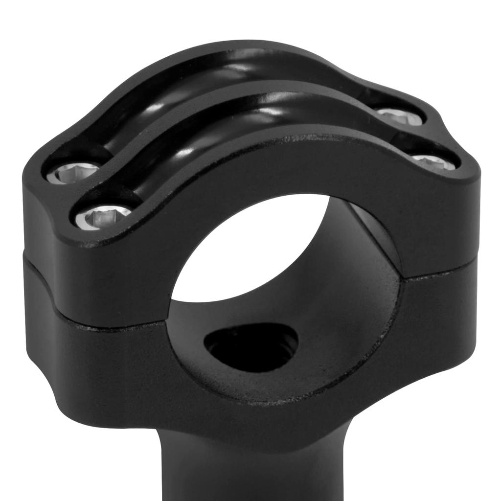 HDBUBALUS Motorcycle Handlebar Riser Universal Motorcycle Handlebar Riser 1.25" Handlebar Mount Bracket Clamp Adapter