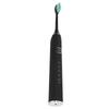 Electric Tooth Brush 5 Modes IPX7 Waterproof Charging Base 1200mAh Smart Toothbrush with Brushhead for Home Travel Black