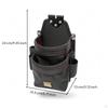 Waist Tool Pouch Heavy-Duty Bag Compact for Construction, Handymen, Electricians