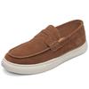 Herren Penny Wildleder Mokassins zum Hineinschlüpfen Dicke Sohle Freizeit Flach Tägliche Laufschuhe