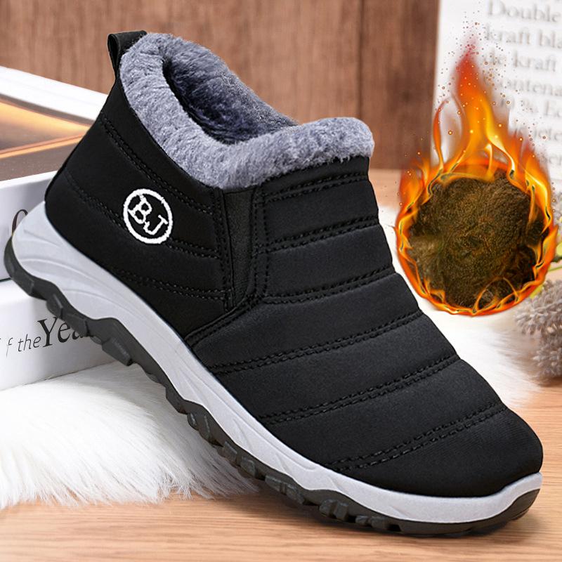 

Женские теплые зимние ботинки Нескользящие зимние ботинки 40 чёрный