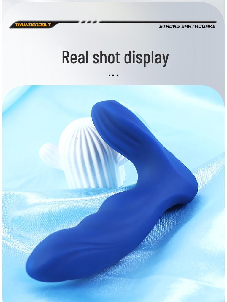 Thunder Dual Vibration Wireless Remote Silicone Butt Plug for Men & Women