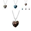 Schitterende hartvormige hanger met Twilight Saga-thema uit 2023, met een uniek edelsteenontwerp.