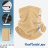 Windproof Winter Cycling Face Mask and Neck Gaiter - Double Layered Fleece Scarf