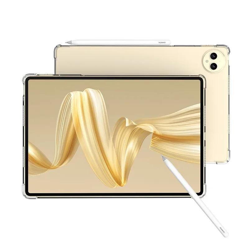 For HUAWEI MatePad Pro 12.2 Inch 2024 MRO-W00 MRO-W10 Case Transparent Air-bags Soft Silicone TPU Fundas For MatePad Pro 12.2