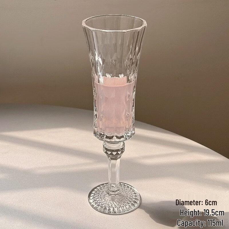 ZISIZ Винтажный французский рельефный бокал для шампанского