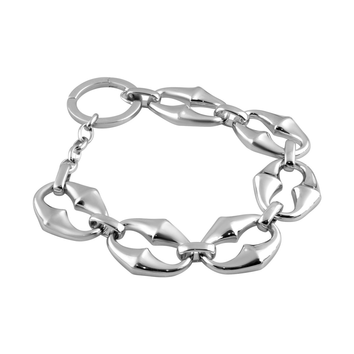 

Срібний браслет без каміння (2102458) 1921