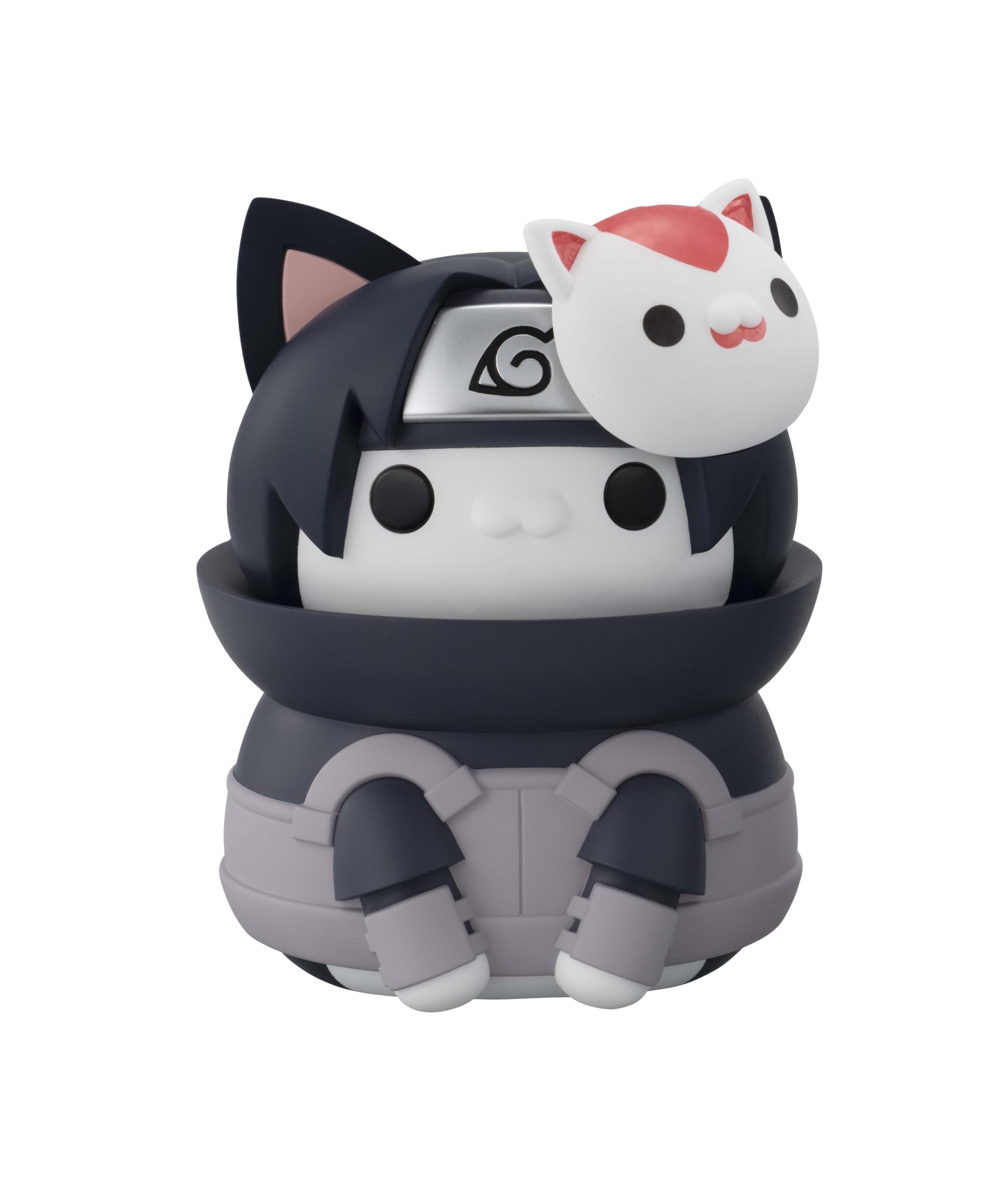 

MEGA CAT PROJECT NARUTO Shippuden Nyaruto, который также является Темной стороной Итачи Учиха 3 серии, 100 мм, ПВХ, окрашенная, готовая фигурка, большая! Прибл.