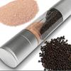 2 In 1 Dual Chambers Stainless Steal Sea Salt Pepper Grinder Adjustable Coarseness Spices Mill Seasoning Grinder