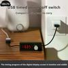 24h Automatischer Abschalt-Timer Digitaler Countdown-Timer USB-Schalterkabel Draht Tragbarer Einstellbarer Timer-Schalter Für den Heim-/Bürogebrauch