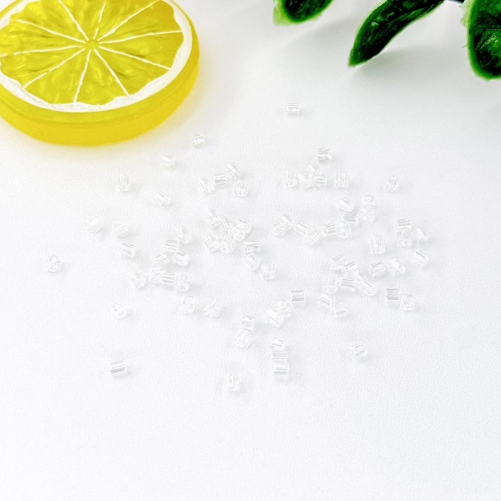 Handmade Transparent Glass Seed Beads Bracelet & Necklace Accessories