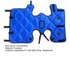 Winter Cow Blanket Waterproof Quilted Horse Blanket with Belly Wrap Windproof Plush Lined Turnout Blanket with Adjustable Buckles for Calves Horses