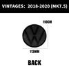 Car Front Grill Emblem Rear Trunk Badge Lid Cover For Volkswagen VW Golf 7 MK7 2014 - 2017 GOLF7.5 MK7.5 2018 - 2020