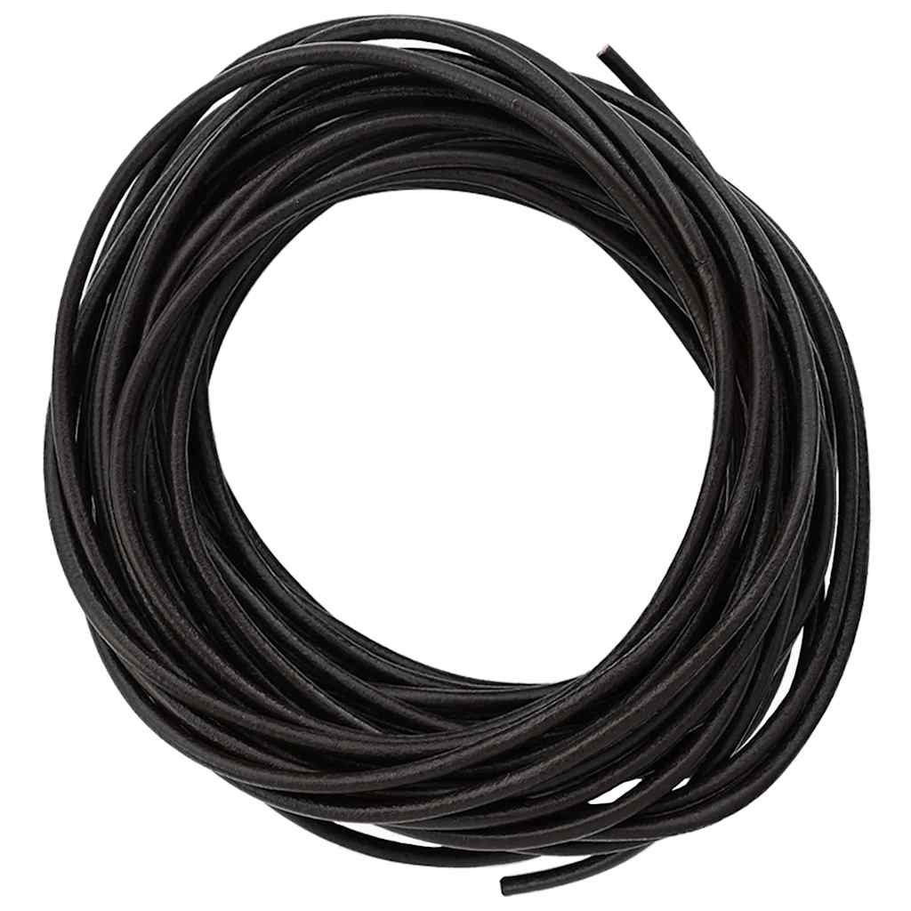 Leather Cord Dark Brown Ø2.5 mm x 5 m Leather