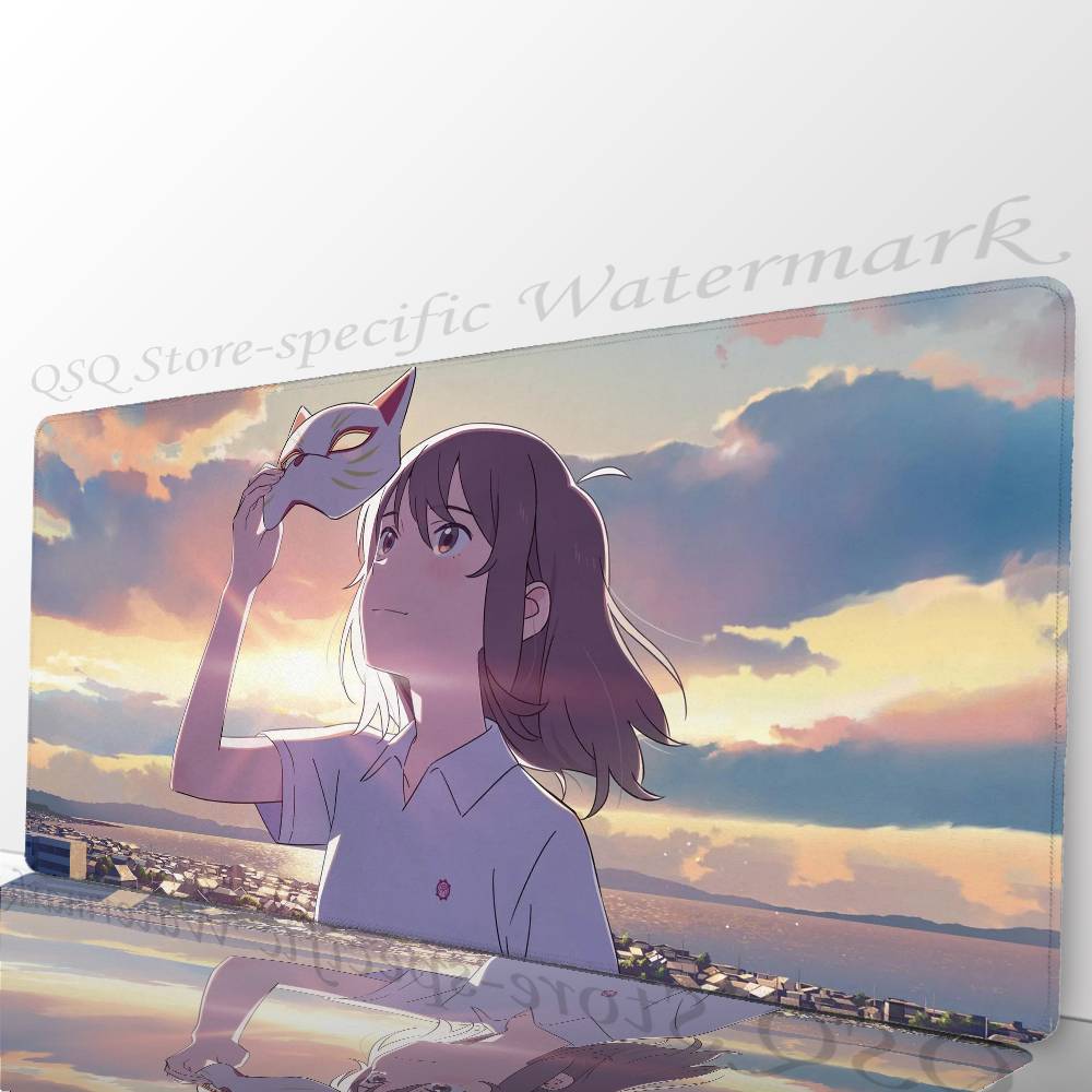 Anime Movie A W-Whisker Away Mousepad Non-slip Suitable For Office Computers Laptops E-sports Game Desk Mats XXL Keyboard