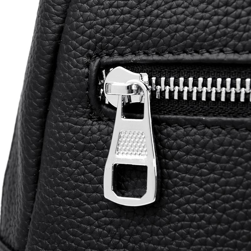 New 2023 Cowhide Female Bag Summer Women 's  Backpack Shoulder High-Capacity Ladies  Bags Travel Bag Girls Chest Bag