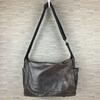 Jas M.B Made In England Leather Shoulder Bag Dark Brown(USED)