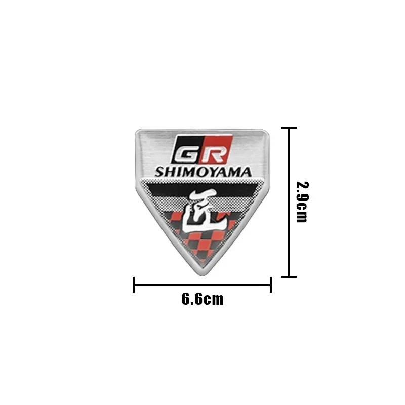 

GR Sport Car Styling Logo Badge Decals Auto Body Trunk Sticker For Toyota Corolla Camry Rav4 Yaris hilux Prius Auris Accessories