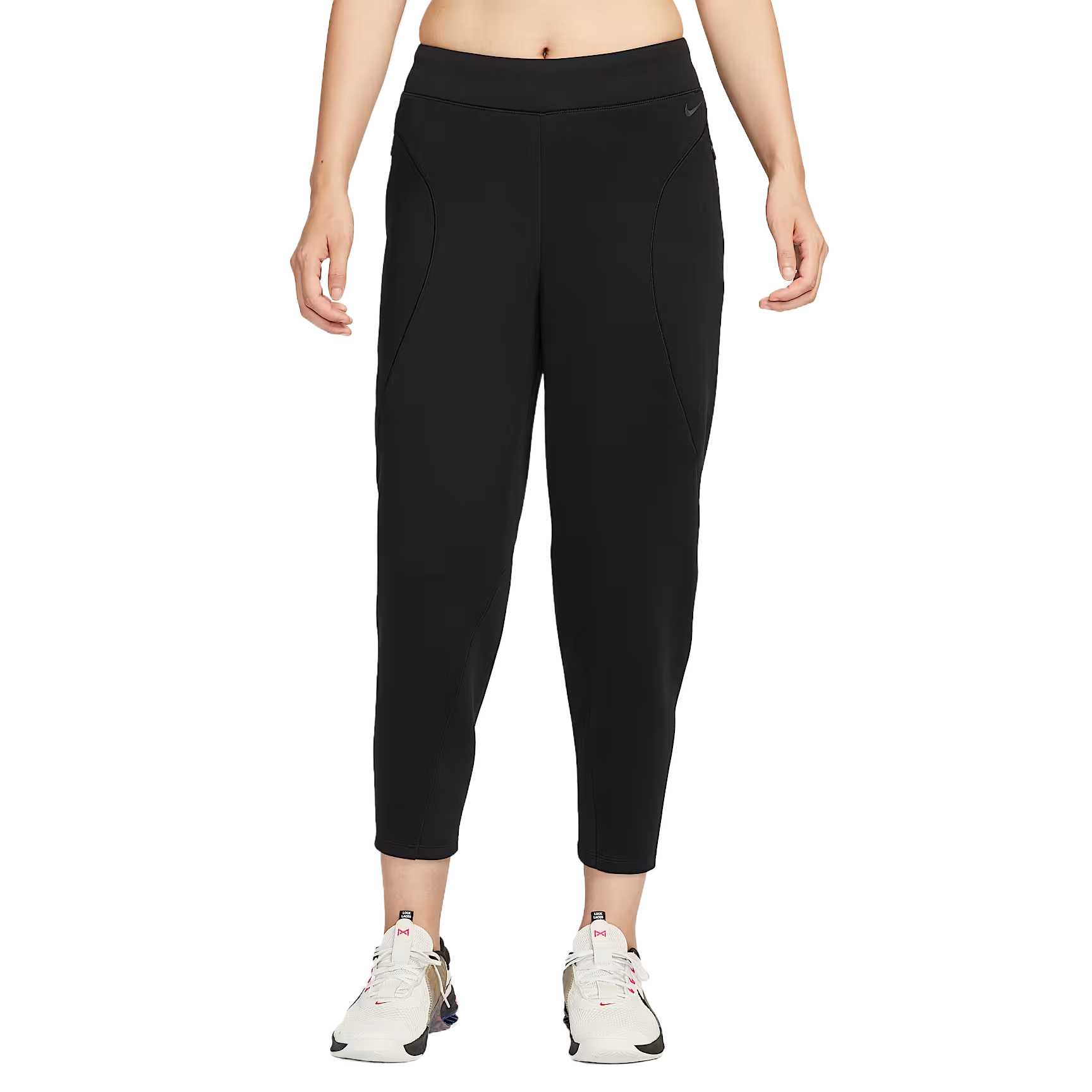 

Nike Универсальные Dri-FIT Простые Удобные Однотонные Брюки длиной девять точек Повседневные Брюки Женский низ HV3586-010 XS