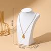 Mannequin Bust Necklaces Easel Showcase Velvet Jewelry Display  Necklace Earrings Rings Pendant