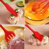 5Pcs Silicone Baking Utensils Set Non-Stick Silicone Cake Spatula Cooking Shovel Whisk Oil Brush Flexible Kitchen Utensils Sets