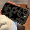 Premium sense black star mobile phone case for iPhone15Pro all-inclusive anti-drop 14 Apple 13/12/11 soft 7