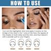 Waterproof 3D Brightening Highlighter Stick - Natural Face Contouring & Radiance Enhancer, Long-Lasting Glow for Nose, Cheekbones & T-Zone, Easy to Ap