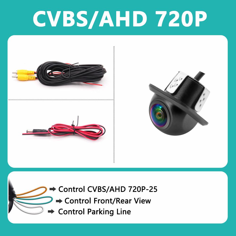 

180º CMOS Автомобильная камера заднего вида/переднего/бокового обзора для парковки с водителем Водонепроницаемая