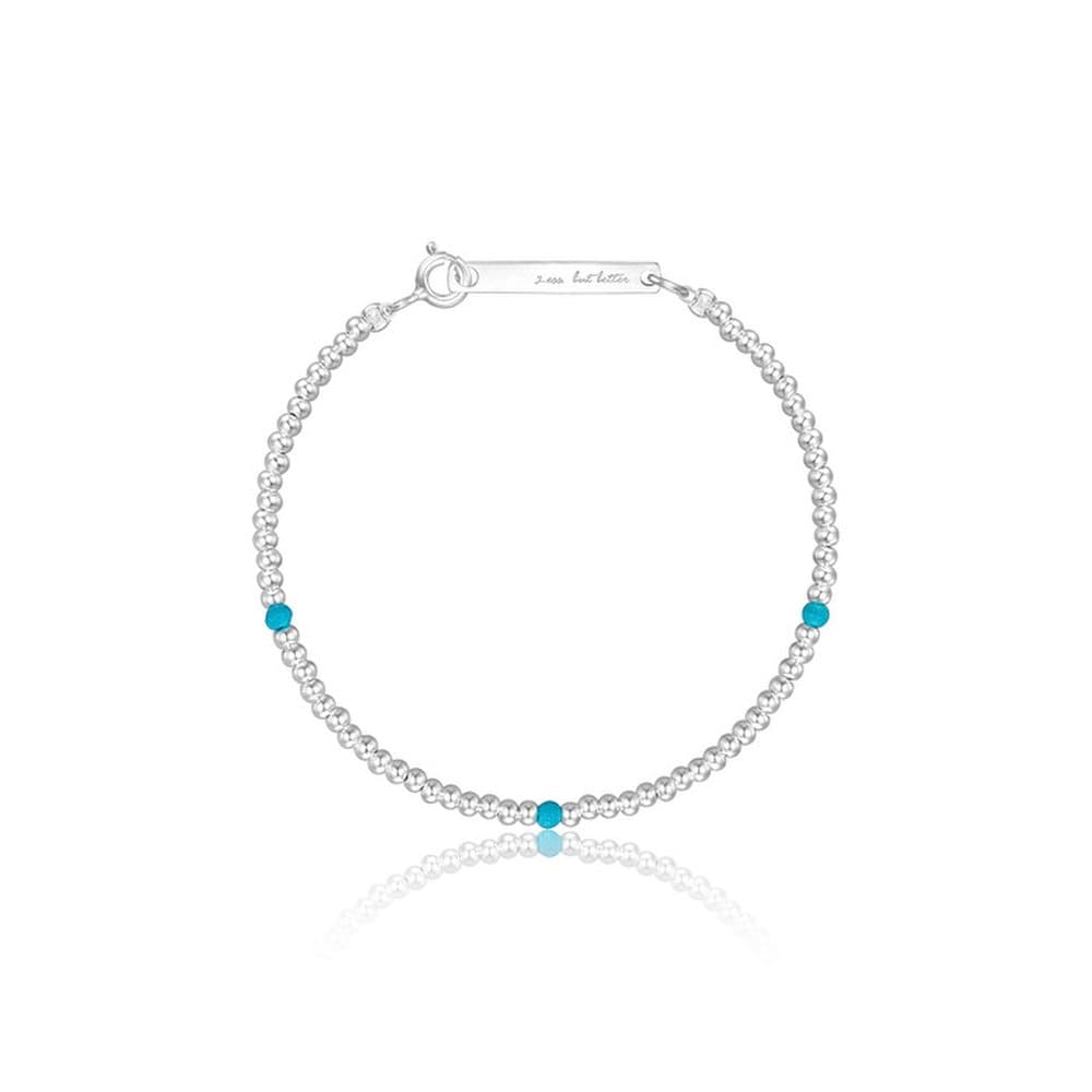 Silver 925 Breeze Turquoise Point Bracelet Lsb24