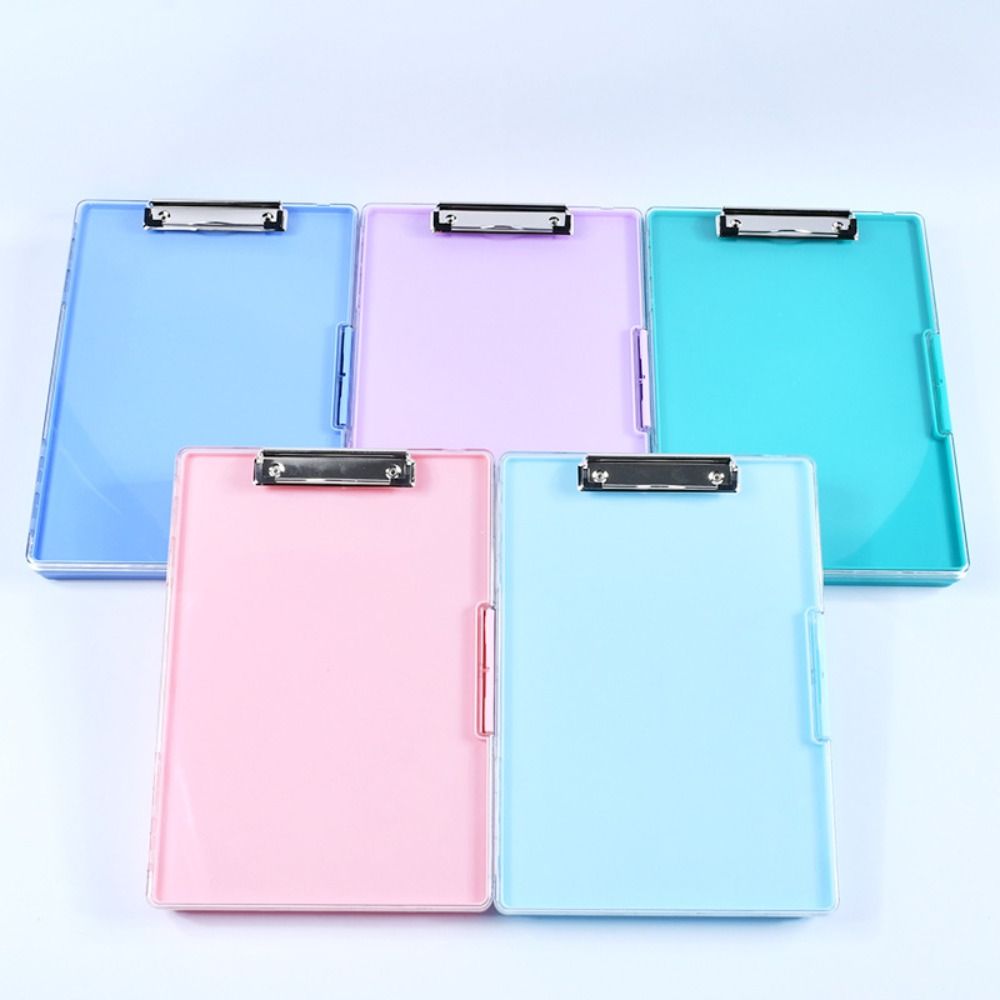 Side Opening Storage Clipboard High Capacity Clipboard Organizer Writing Board  Educational