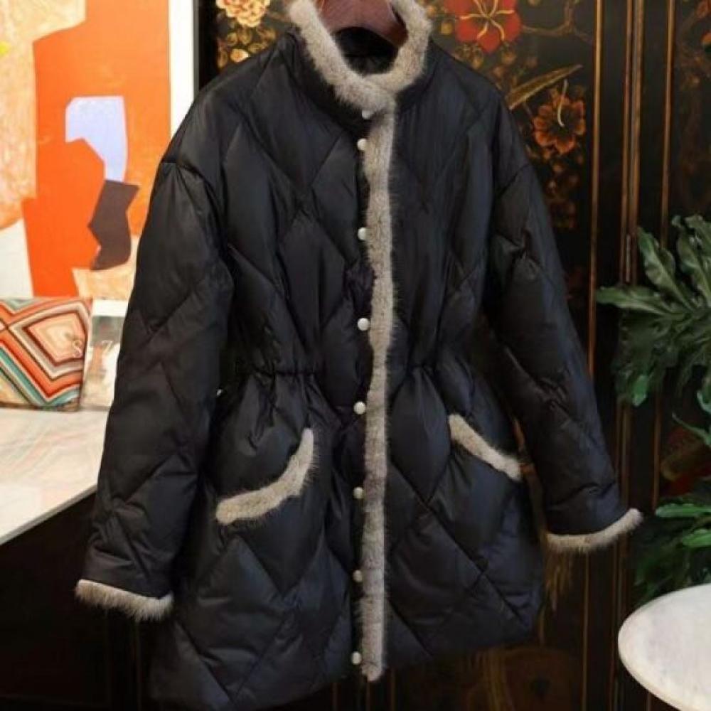 Rellawear Edge Fur Line Style Padding Jacket Qp2511004