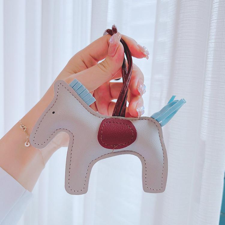 Mini Creative Horse Bag Pendant Cute Cartoon Keychain Multi Functional Decor