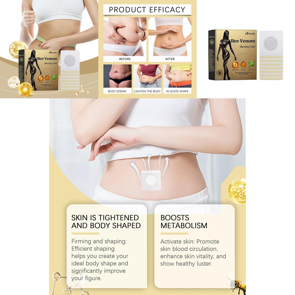 Ximonth Bee Venom Slimming Patches For Firming Skin And Reducing Belly Fat 7pcs