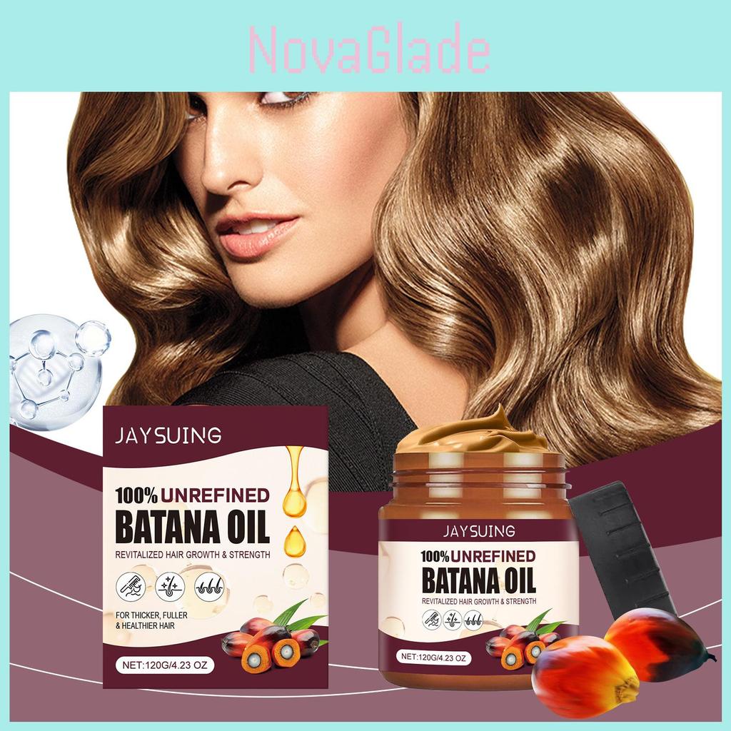 Jaysuing Batana Oil Hair Conditioner Nourishing Moisturizing Repairing Strengthening Shine 120g