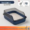Extra Large Semi-Enclosed Anti-Splash Cat Litter Box - Double Layer Kitten Toilet Essentials