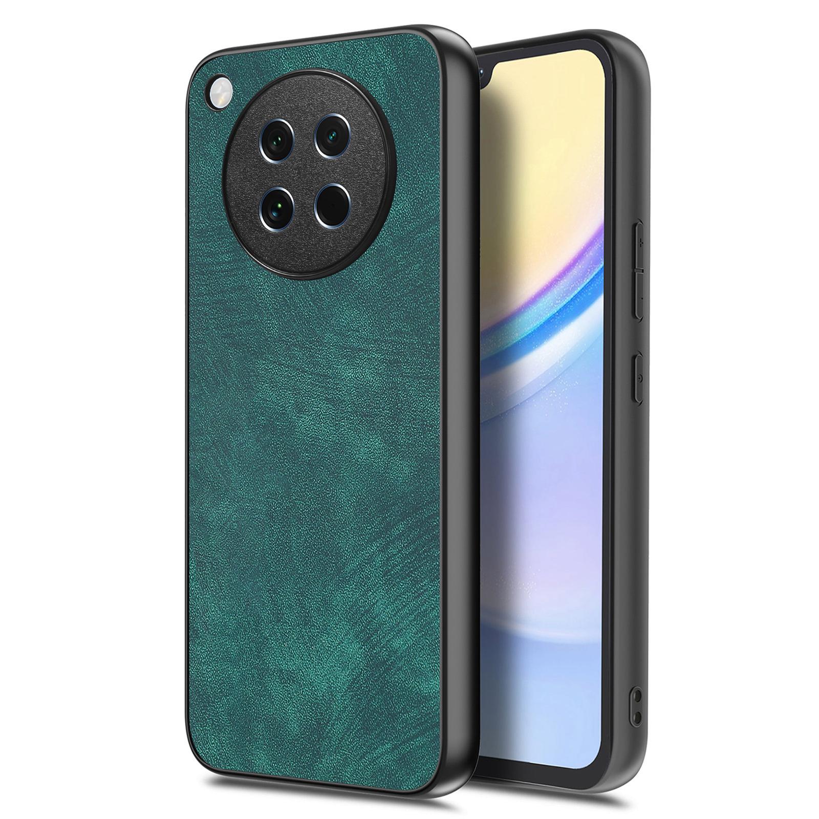 

For Oppo Find X8s 5G Case Shockproof Slim Retro Leather Phone Back Cover Green